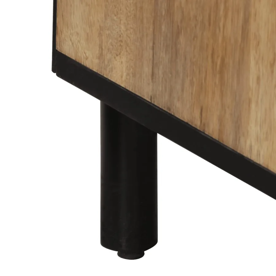 Armoires latérales 3 pcs 60x33x75 cm bois massif de manguier - 13