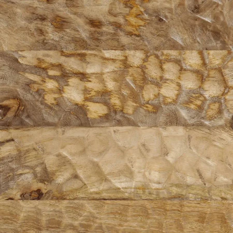 Meuble TV 100x33x46 cm bois massif de manguier - 9