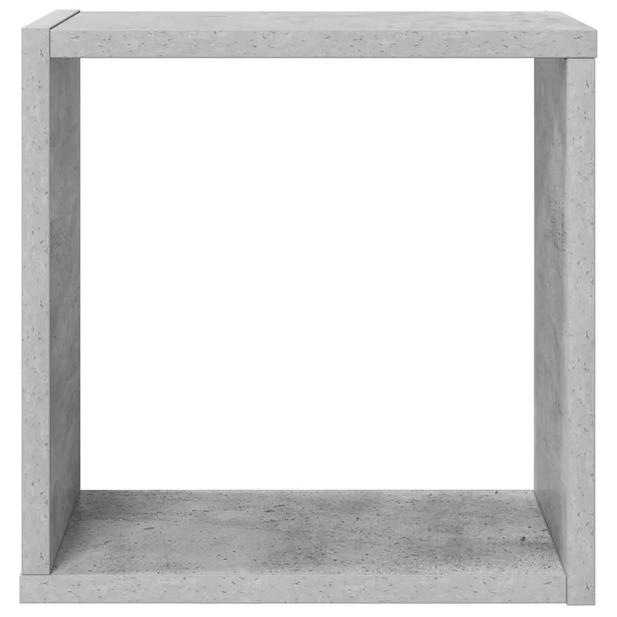Étagères cube murales 4 pcs Gris béton 30x15x30 cm - 6