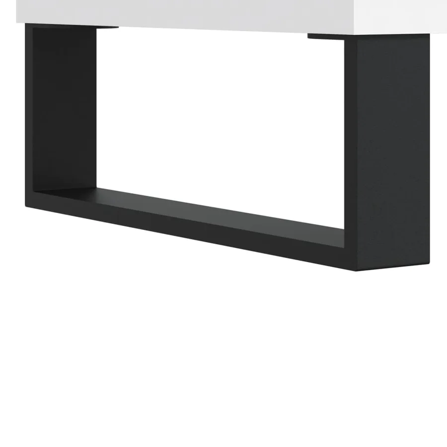 Tables basses 2 pcs blanc 50x46x35 cm bois d'ingénierie - 10