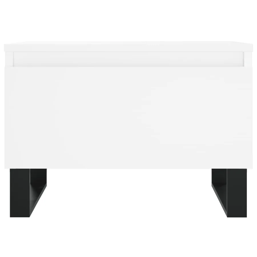 Tables basses 2 pcs blanc 50x46x35 cm bois d'ingénierie - 6