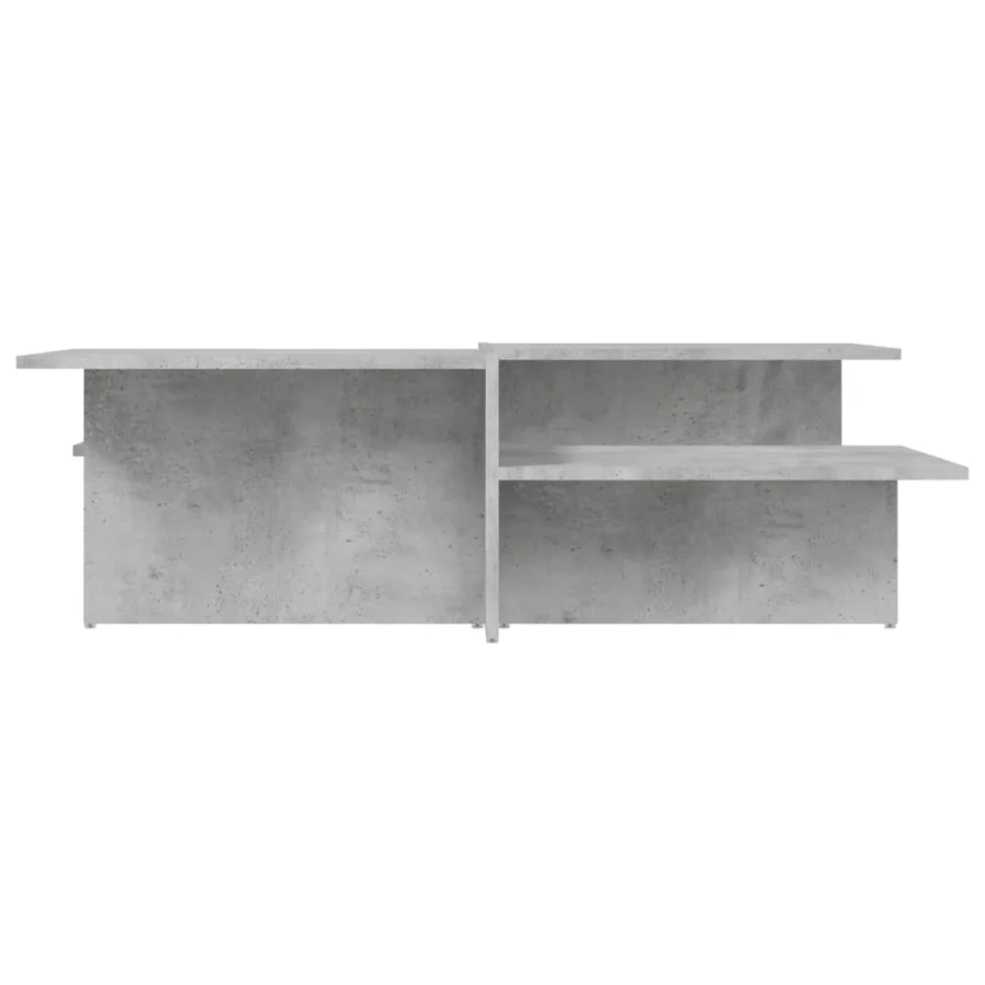 Tables basses 2 pcs gris béton bois d'ingénierie - 4