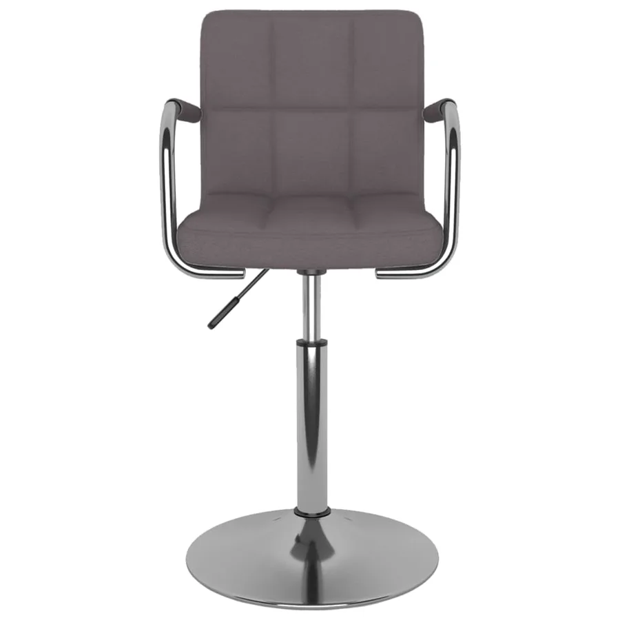 Tabouret de bar Taupe Tissu - 3