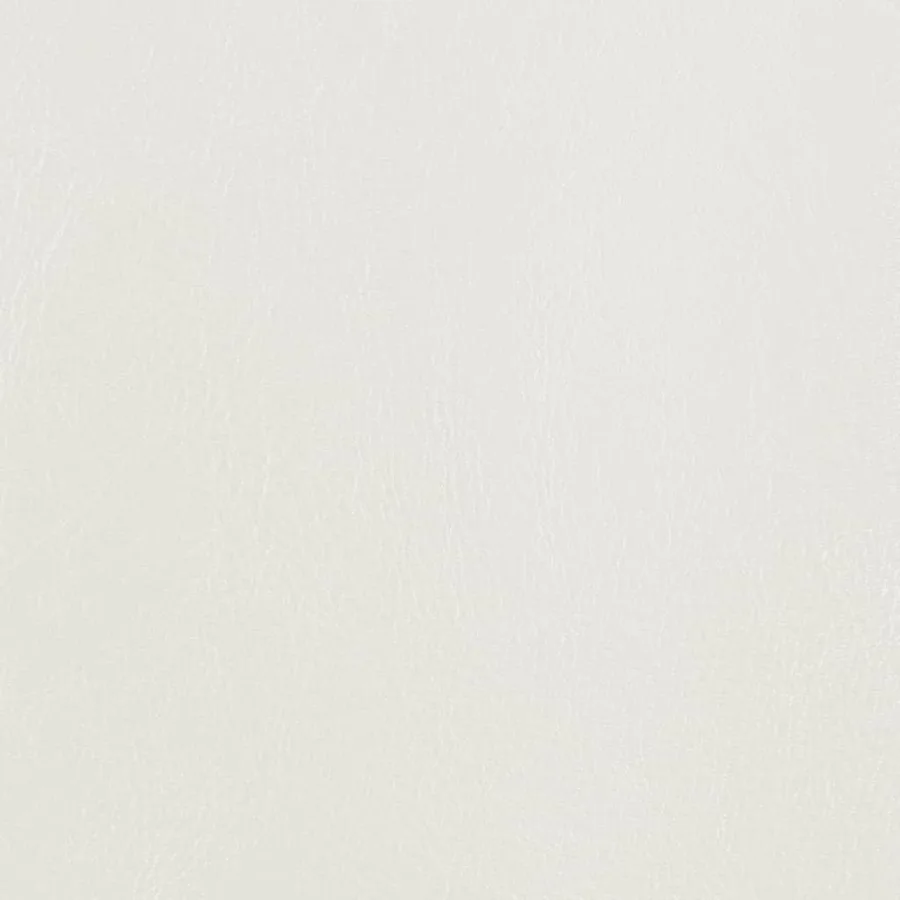 Chaise cabriolet avec repose-pied blanc similicuir - 7