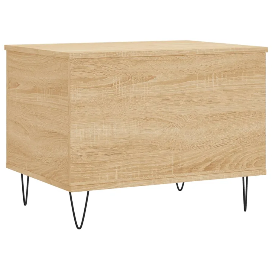 Table basse Chêne sonoma 60x44,5x45 cm Bois d'ingénierie - 8