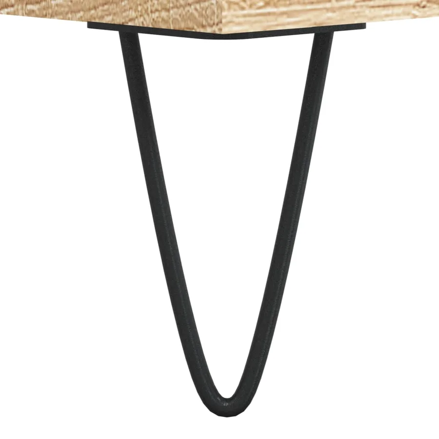 Table basse Chêne sonoma 60x44,5x45 cm Bois d'ingénierie - 9