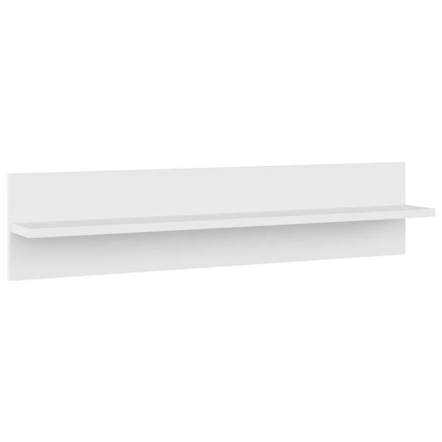 Étagères murales 4 pcs Blanc 80x11,5x18 cm bois d'ingénierie - 3