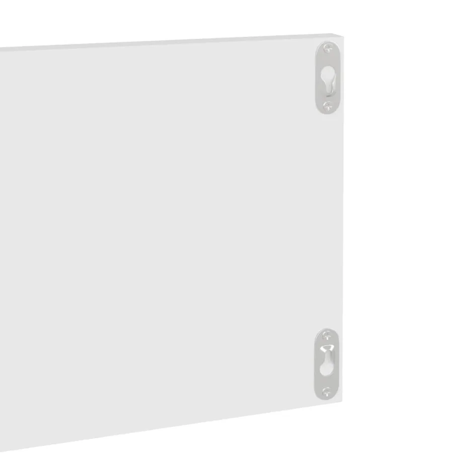 Étagères murales 4 pcs Blanc 80x11,5x18 cm bois d'ingénierie - 6