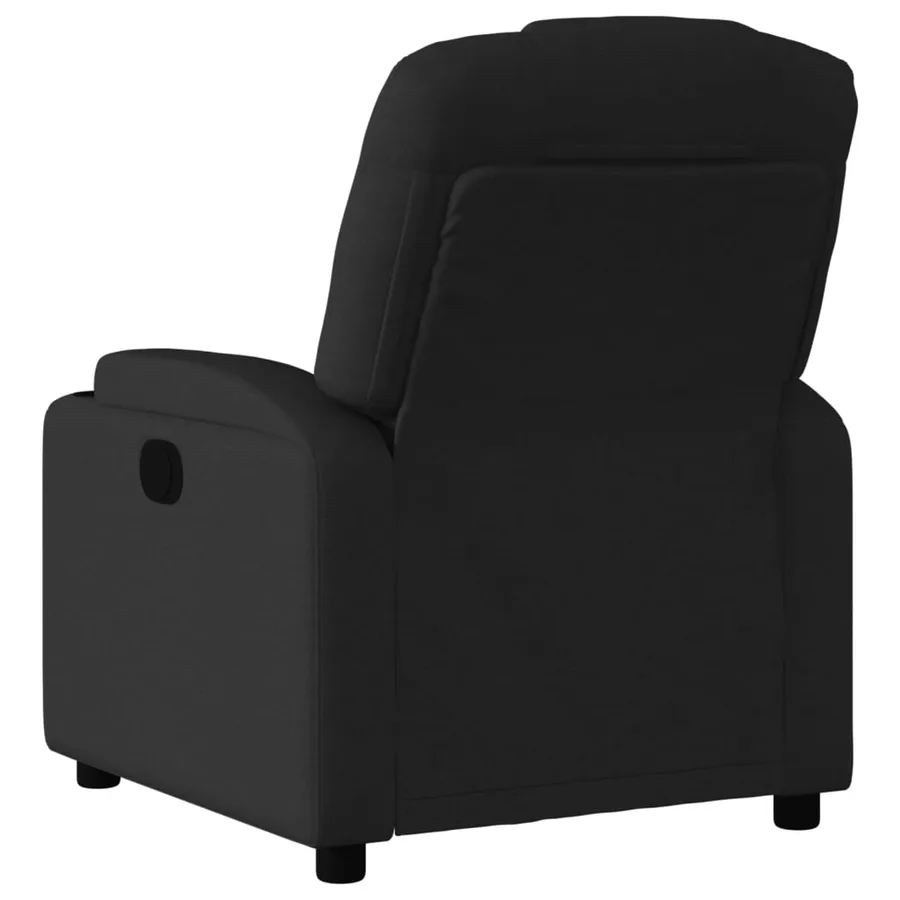 Fauteuil inclinable Noir Tissu - 5