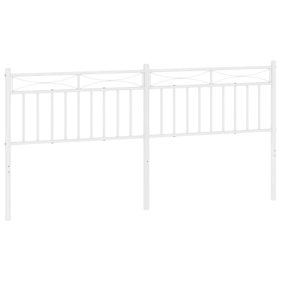 Tête de lit de remplacement métal blanc 193 cm - 2