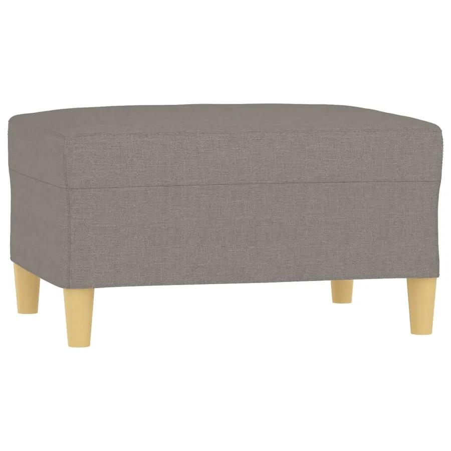 Repose-pied Taupe 70x55x41 cm Tissu - 2