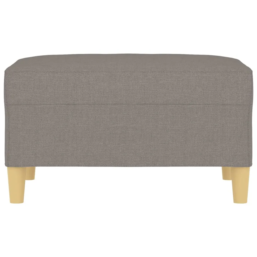 Repose-pied Taupe 70x55x41 cm Tissu - 3