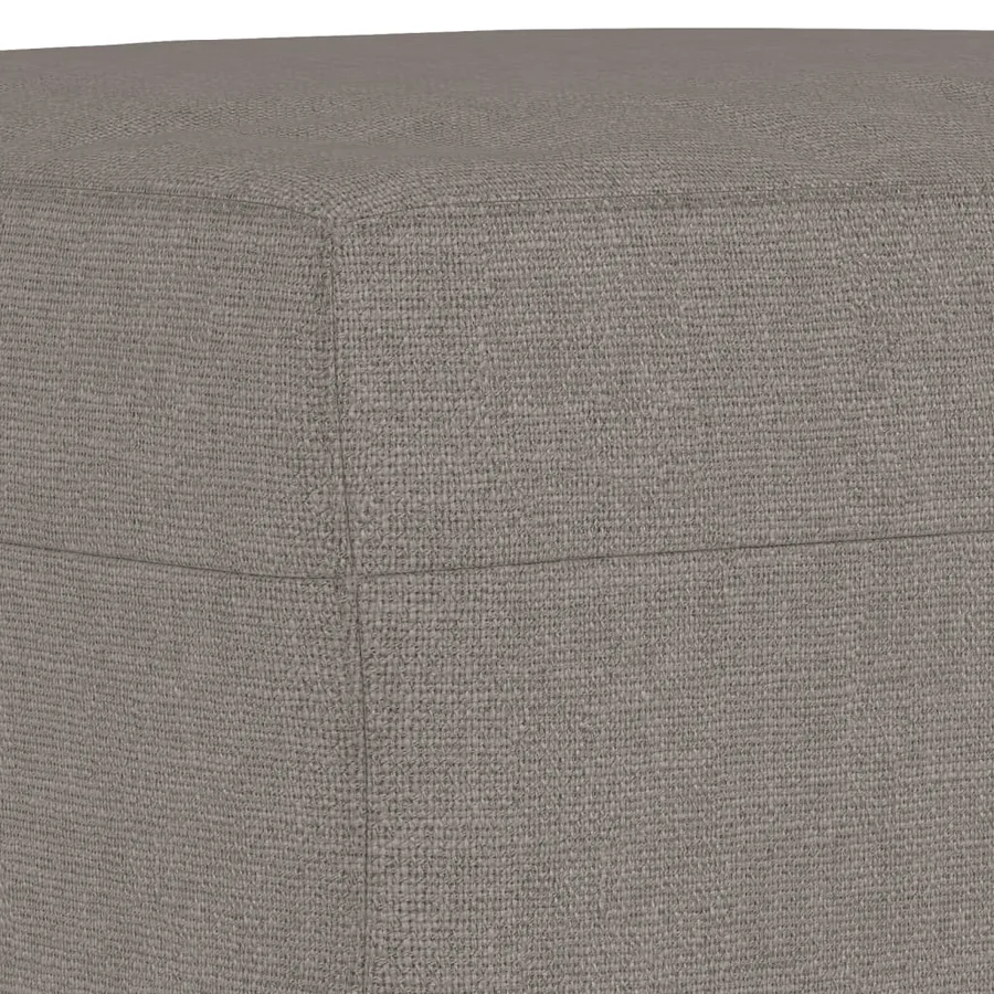 Repose-pied Taupe 70x55x41 cm Tissu - 5