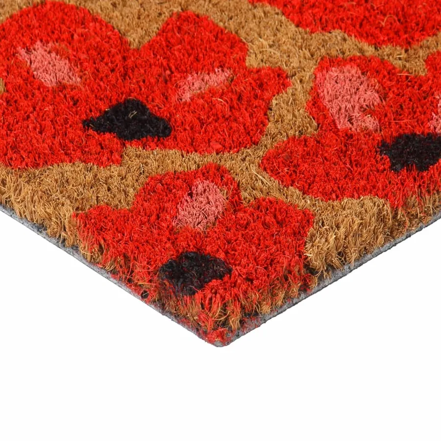 Tapis de porte naturel 45x75 cm fibre de coco touffeté - 3