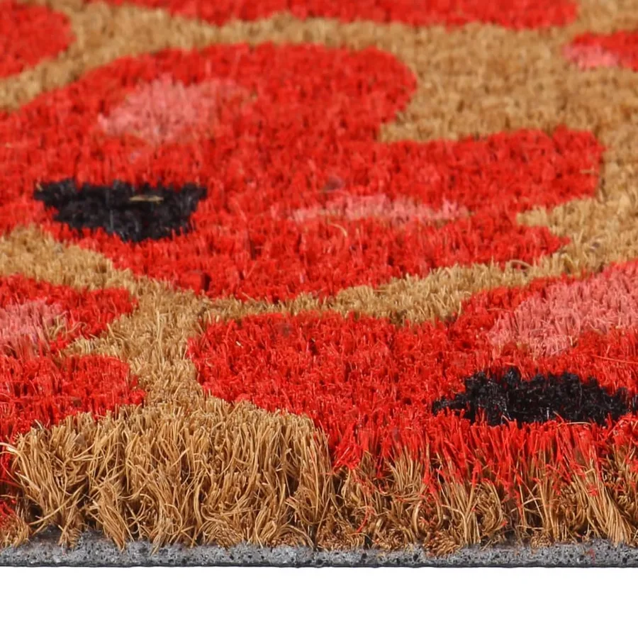 Tapis de porte naturel 45x75 cm fibre de coco touffeté - 4