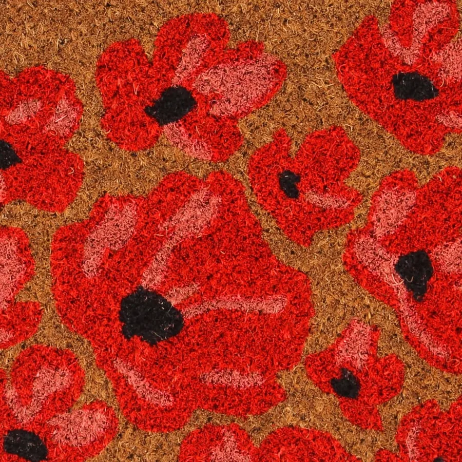 Tapis de porte naturel 45x75 cm fibre de coco touffeté - 5