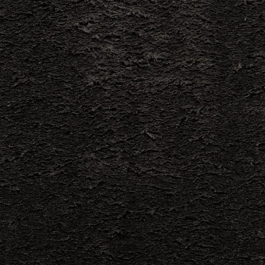 Tapis HUARTE à poils courts doux et lavable noir 140x200 cm - 9