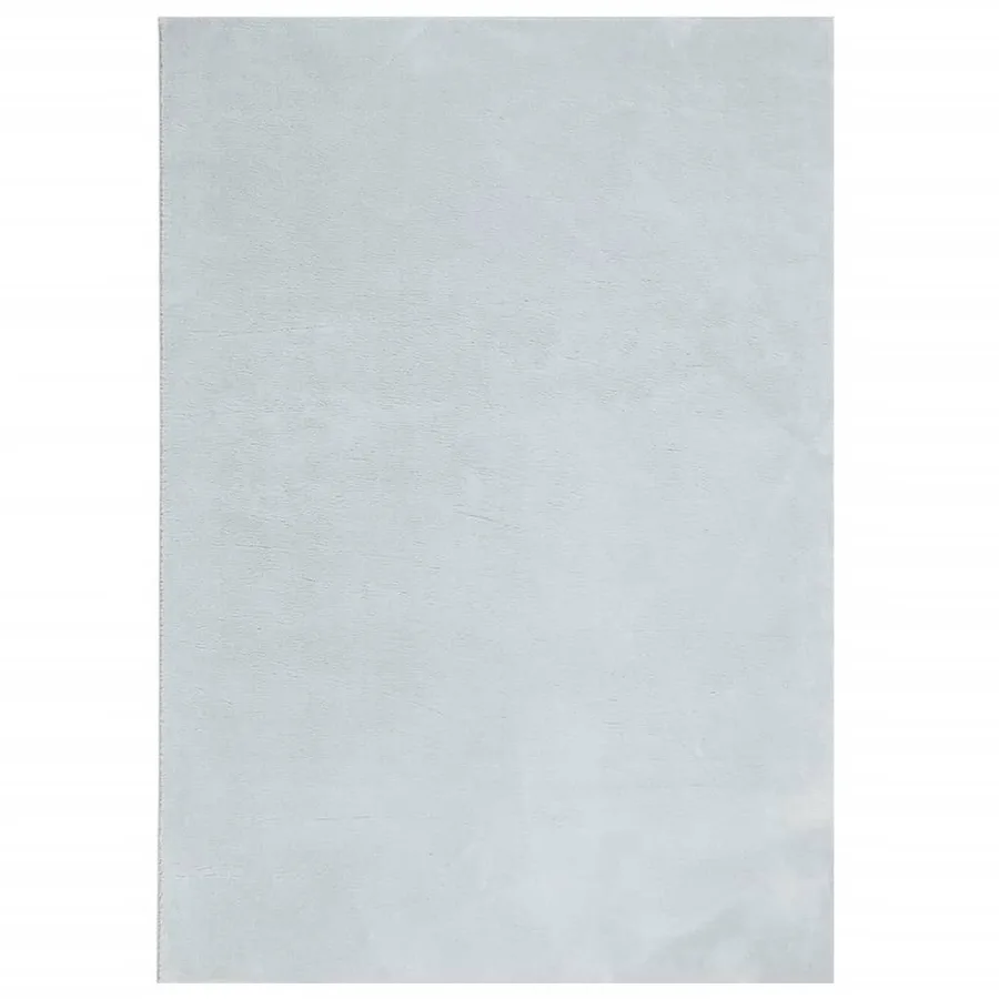 Tapis HUARTE à poils courts doux et lavable bleu 160x230 cm - 2