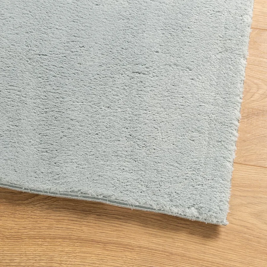 Tapis HUARTE à poils courts doux et lavable bleu 160x230 cm - 4