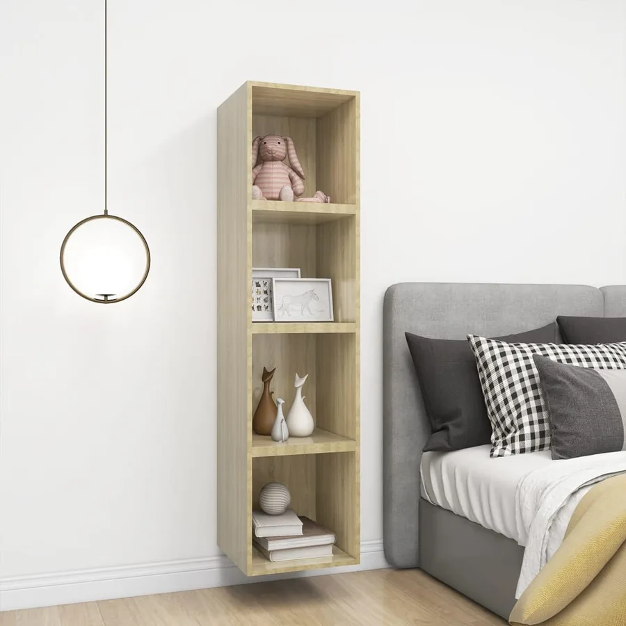 Armoires murales 4 pcs Chêne Sonoma 37x37x37 cm Bois ingénierie - 4