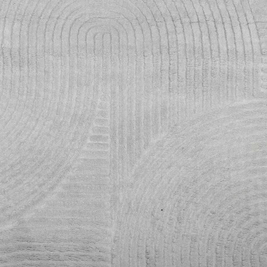 Tapis IZA poils courts style scandinave gris 80x150 cm - 9