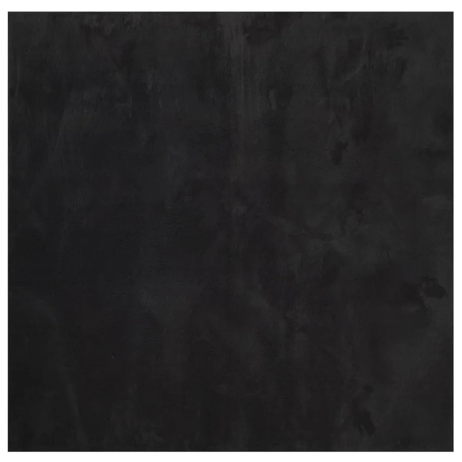 Tapis HUARTE à poils courts doux et lavable noir 240x240 cm - 2