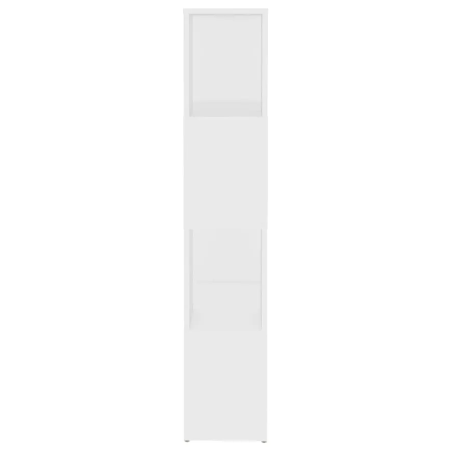 Bibliothèque/Séparateur de pièce blanc bois d'ingénierie - 6