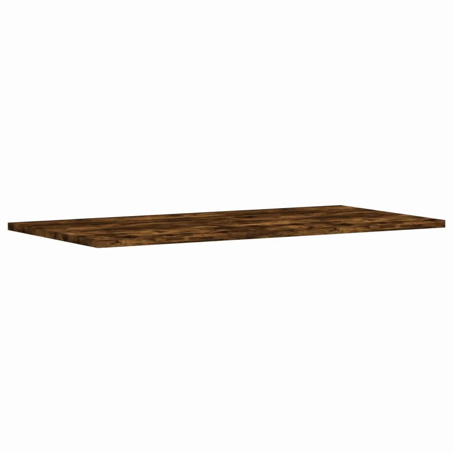Étagères murales 4 pcs chêne fumé 80x40x1,5cm bois d'ingénierie - 4