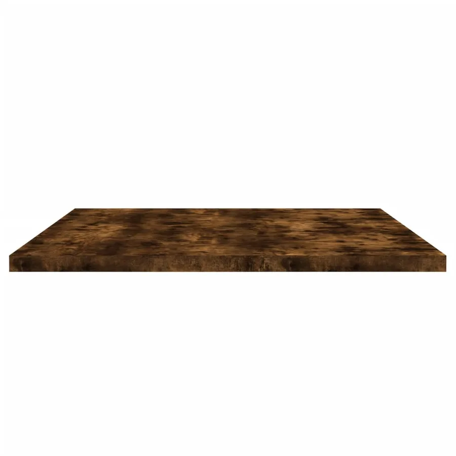 Étagères murales 4 pcs chêne fumé 80x40x1,5cm bois d'ingénierie - 5