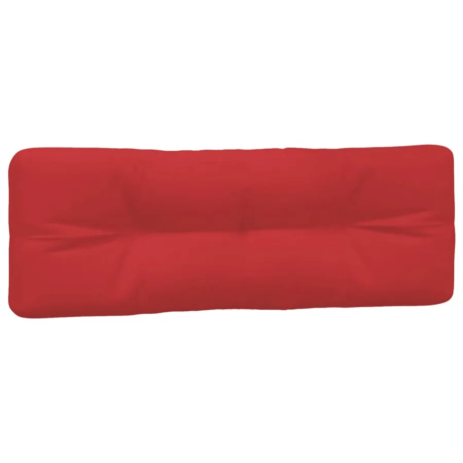 Coussins de palette lot de 7 rouge tissu - 5