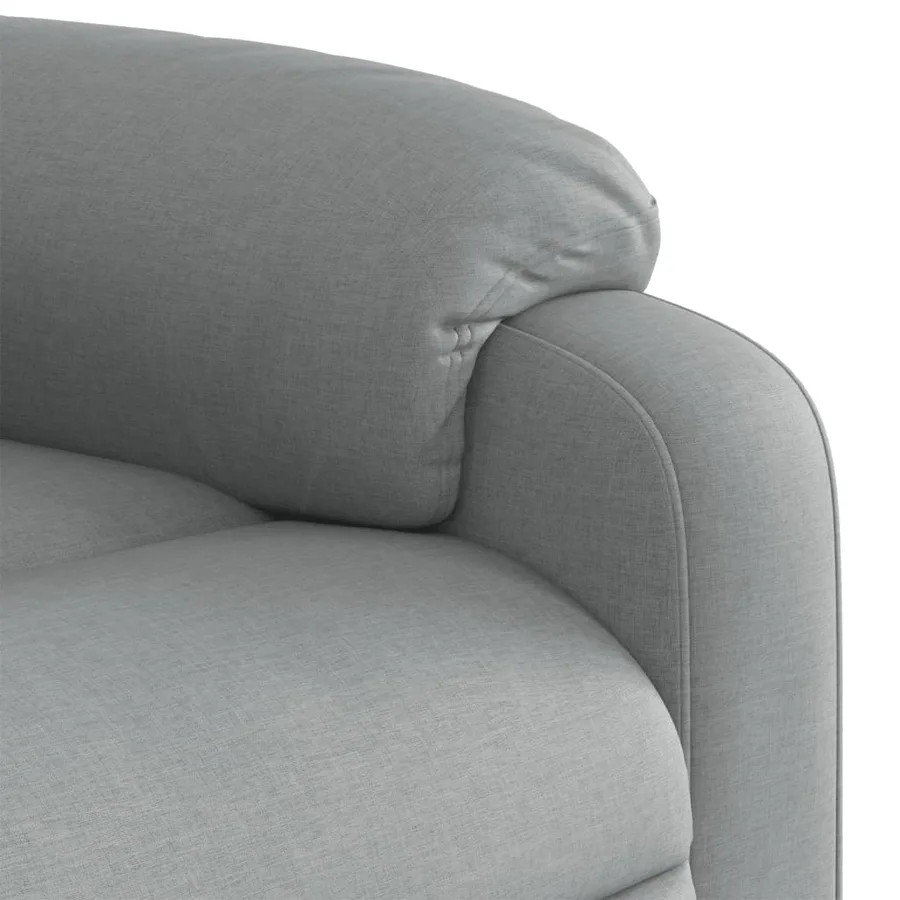 Fauteuil inclinable Gris clair Tissu - 8