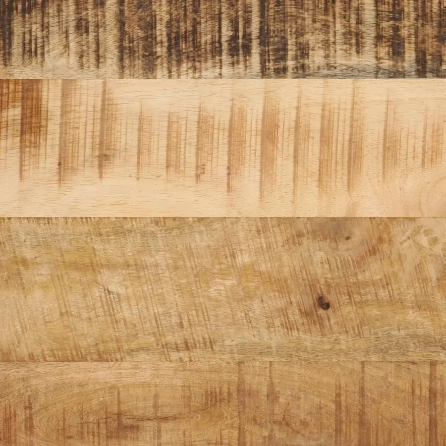 Armoire de lavabo de salle de bain fer et bois de manguier - 10