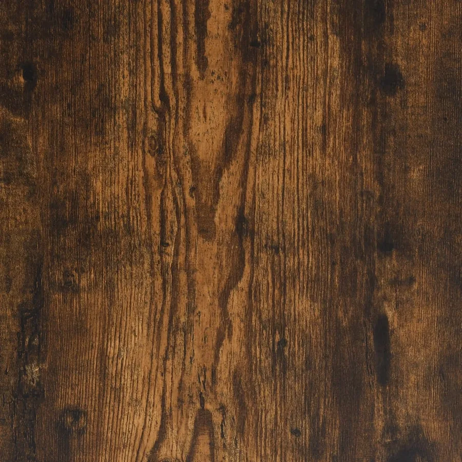 Ensemble d'étagères murales avec barres 4 pcs chêne fumé - 11