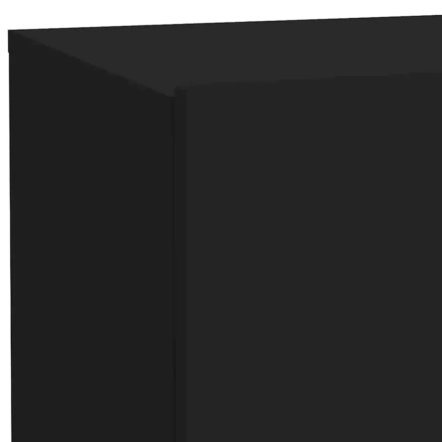 Table de chevet avec lumières LED noir 70x36x40,5 cm - 10