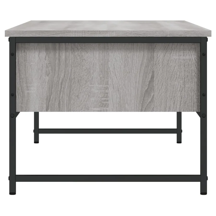 Table basse sonoma gris 101x49x39,5 cm bois d'ingénierie - 7