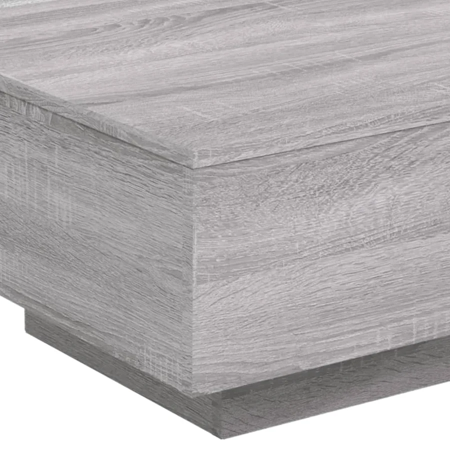 Table basse sonoma gris 55x55x31 cm bois d'ingénierie - 8