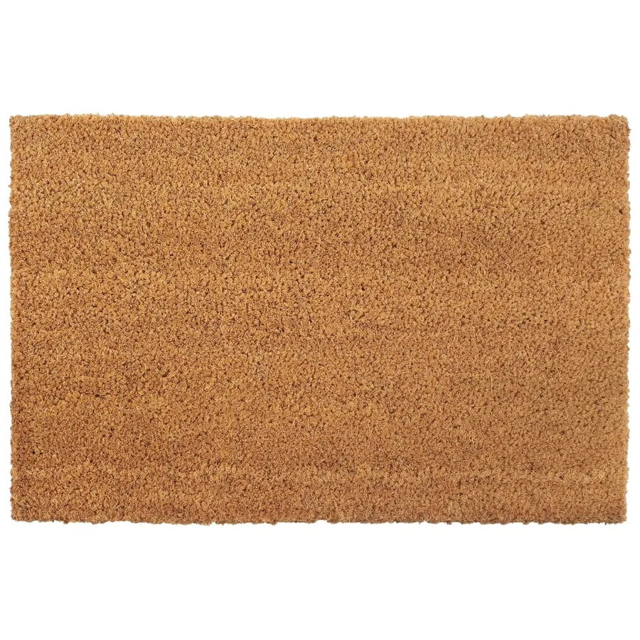 Tapis de porte 5 pcs naturel 40x60 cm fibre de coco touffeté - 2