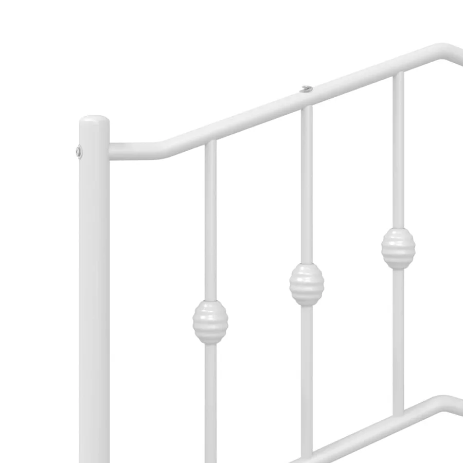 Tête de lit de remplacement métal blanc 140 cm - 5