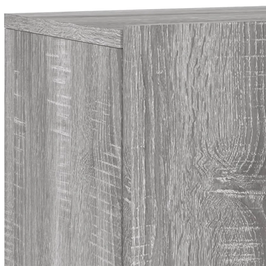 Unités murales TV 5 pcs sonoma gris bois d'ingénierie - 9