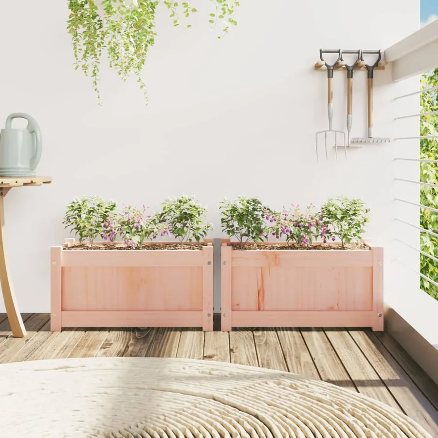 Jardinières 2 pcs bois massif douglas - 3