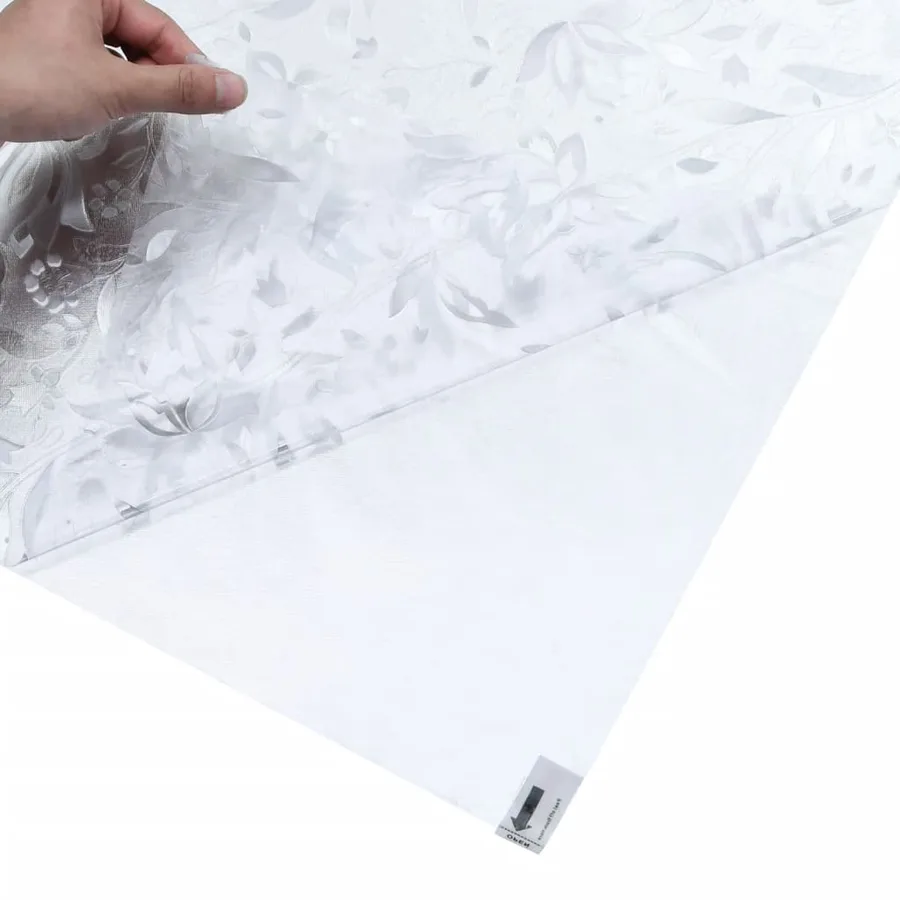 Film pour fenêtre dépoli motif de fleur 60x500 cm PVC - 6