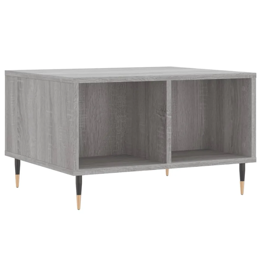 Table basse Sonoma gris 60x50x36,5 cm Bois d'ingénierie - 2