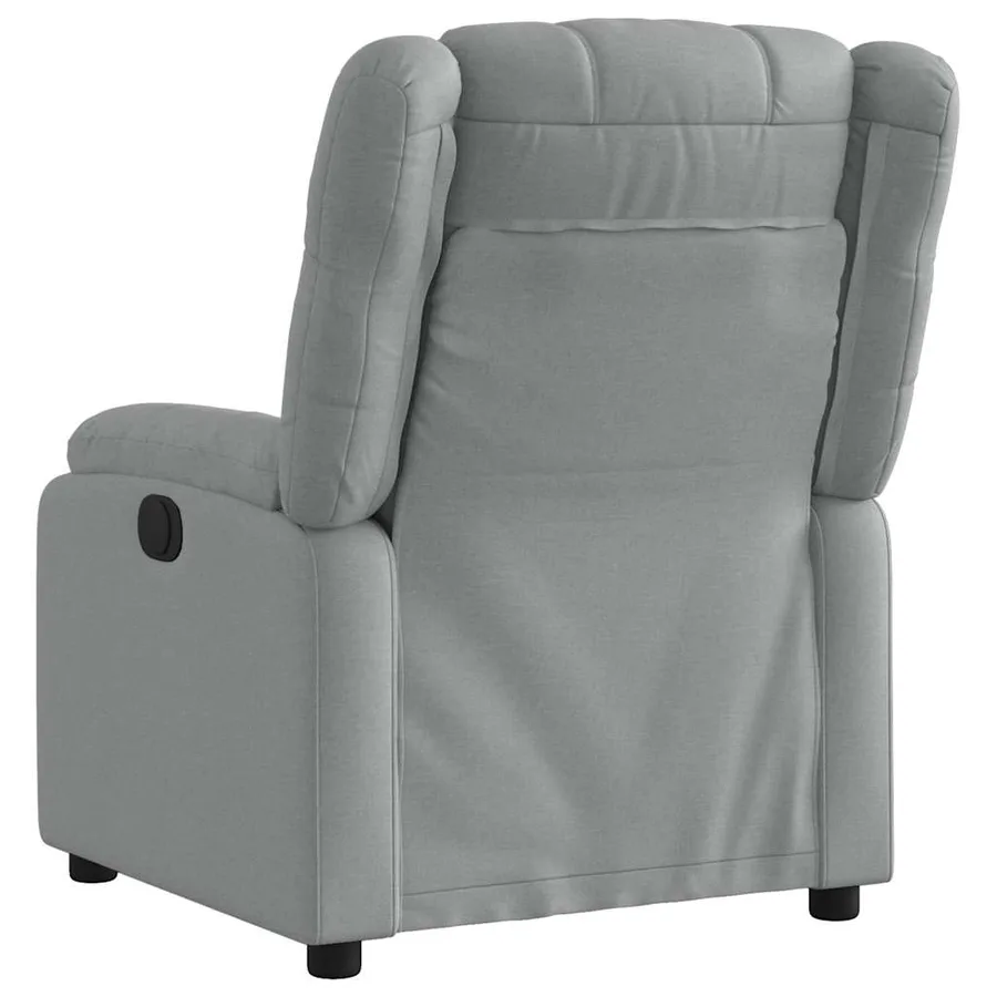 Fauteuil inclinable Gris clair Tissu - 4