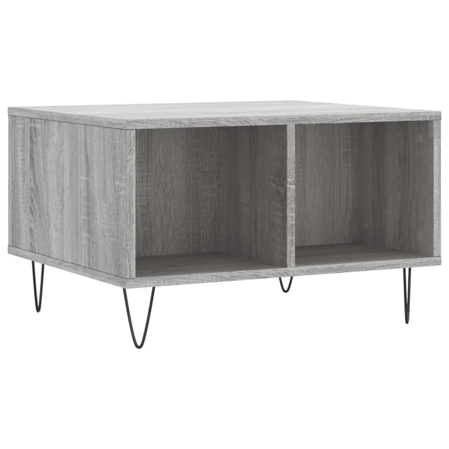 Table basse Sonoma gris 60x50x36,5 cm Bois d'ingénierie - 2
