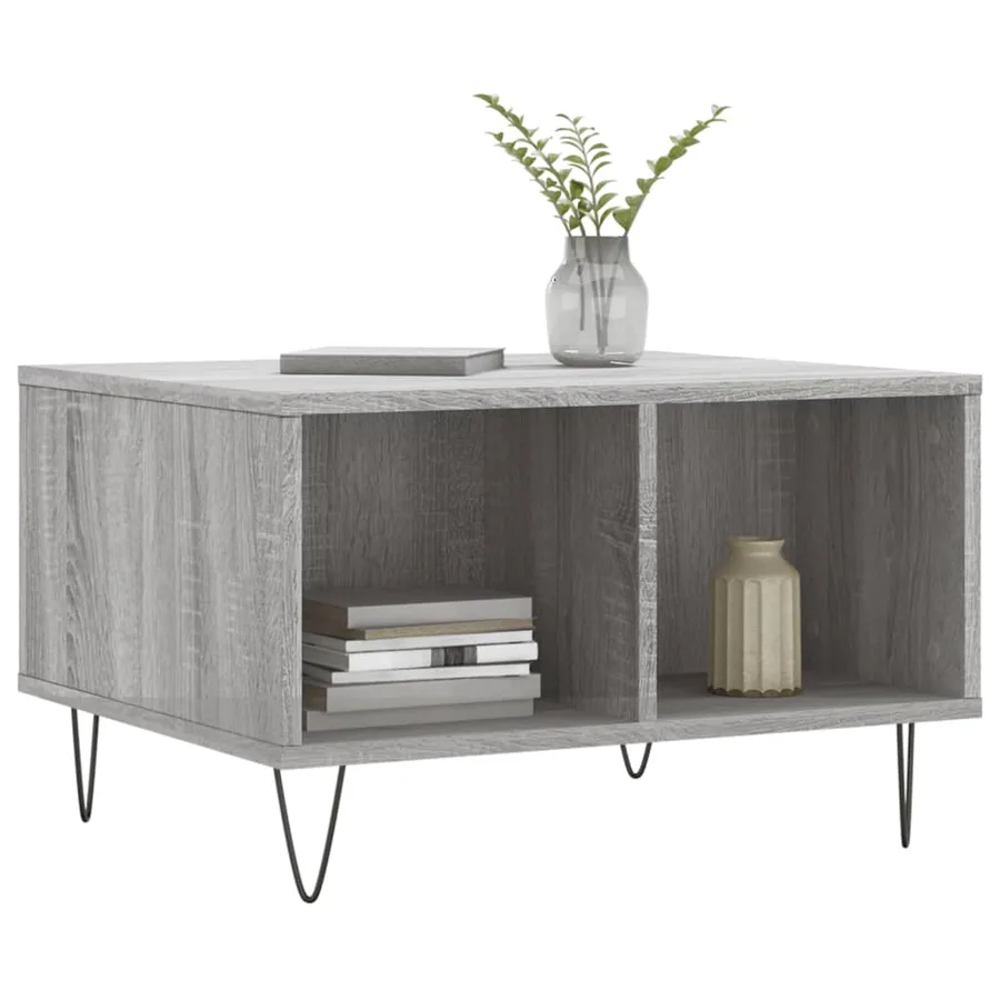 Table basse Sonoma gris 60x50x36,5 cm Bois d'ingénierie - 3