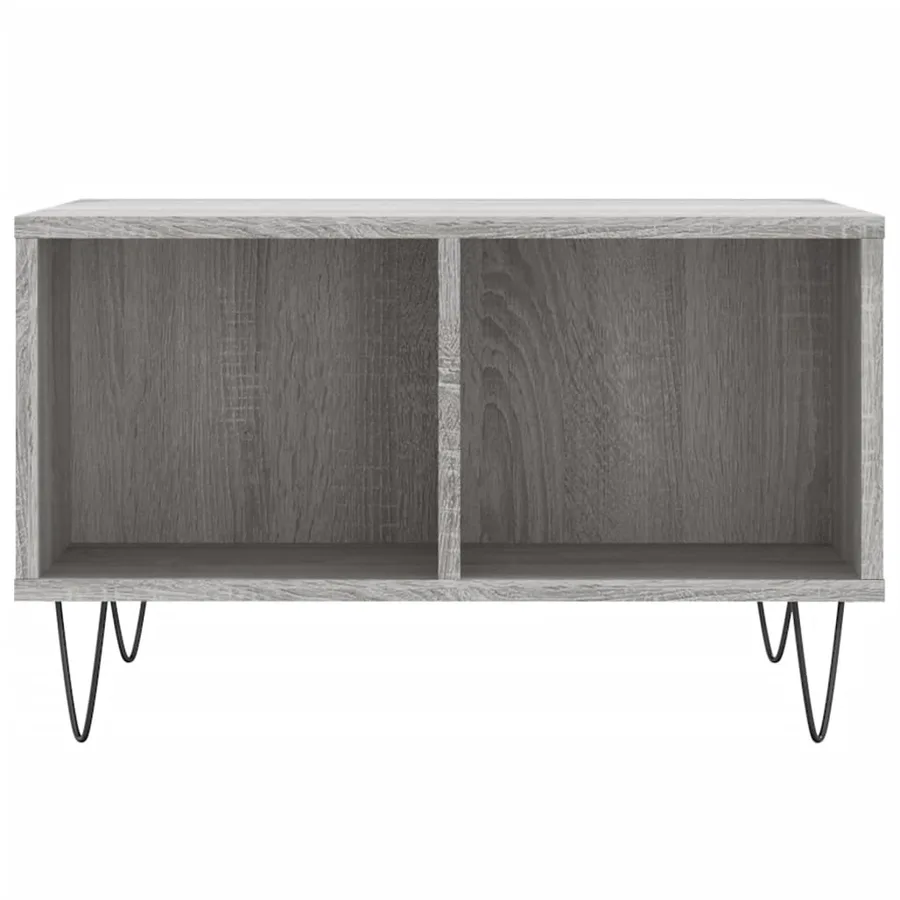 Table basse Sonoma gris 60x50x36,5 cm Bois d'ingénierie - 4