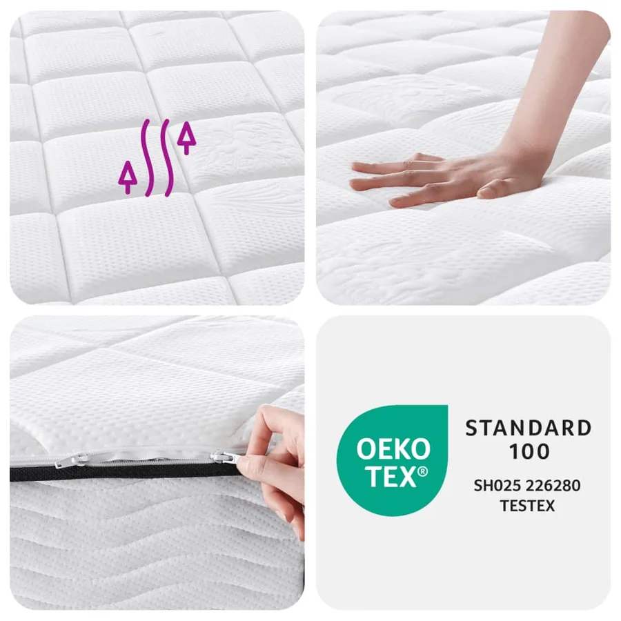 Matelas à ressorts ensachés Moyen Plus 70 x 200 cm - 9