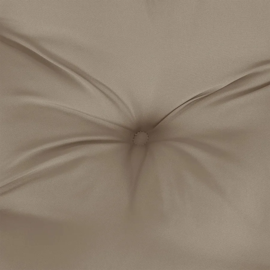 Coussins de palette lot de 2 taupe tissu - 6