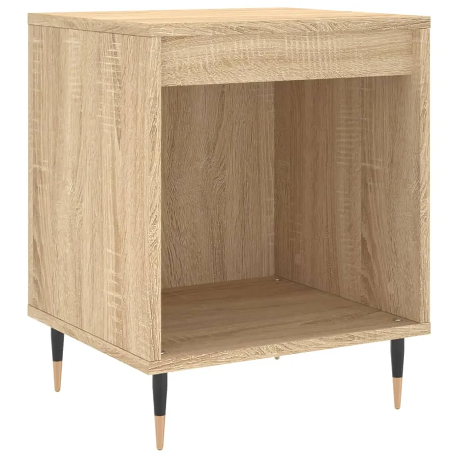 Tables de chevet 2 pcs chêne sonoma 40x35x50 cm bois ingénierie - 4