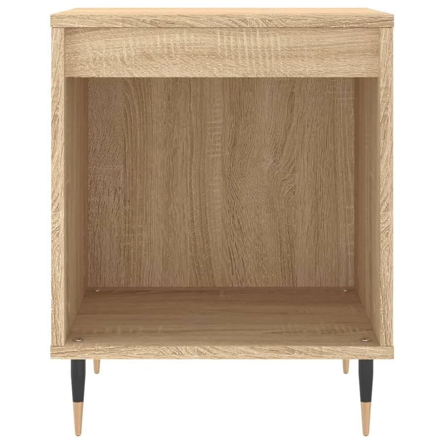 Tables de chevet 2 pcs chêne sonoma 40x35x50 cm bois ingénierie - 5